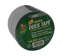 Shurtape - Duck Tape® Original 50mm x 50m Argent (Pack Jumeau)