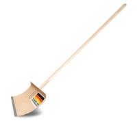 SHW-FIRE Pelle à Neige 50 cm Avec Manche Ovale 150 cm, Contreplaqué Encollé 5 Fois, Bord de Protection en Aluminium, Qualité Supérieure