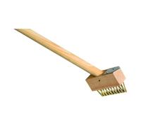 SHW Schmiedetechnik Brosse pour joints et mauvaises herbes avec poils en acier et manche long Quantité:5