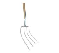 SHW Schmiedetechnik SHW Fourche à fumier 4 dents avec manche Serre-joint à rail Quantité:1