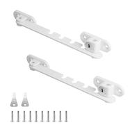 Shwdsy 2 Pièces Bloque Fenêtre Réglable en Acier Inoxydable Blanc