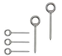 Shwdsy 5 Pièces Piton À Visser M5 × 60 mm, Crochet Inox Œillet