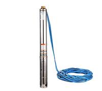 SHYLIYU Pompe De Puits Profond 0.55kW/0.75HP Submersible Pompe à Eau 3300L/H Pompe Puits Immergee Electrique Irrigation Agricole Jardin Forage Pompe de Relevage