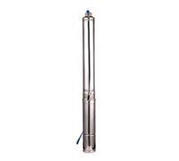 SHYLIYU Pompe De Puits Profond Arrosage 220V 550W Submersible Pompe eau en acier inoxydable 4" diamètre 58M 6800 l/h Pompe à Eau Profonde 0.75HP Pompe de Forage Avec Boîte De Contrôle