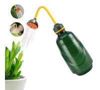 Shyllin Jardin Petit arrosoir 450ml,Plante Intérieur arrosoirs,Bouteille D'arrosage à Presser avec Bouteille Souple, Convient aux Petites Plantes, semis, Plantes en Pot (Vert)