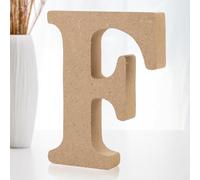 Shyllin Lettres Décoratives Bois, Lettre Bois 10cm, Lettre en Bois Decorative Scrabble, Lettres de Scrabble - Idéal pour la Décoration D'intérieur et les Occasions Spéciales (F)