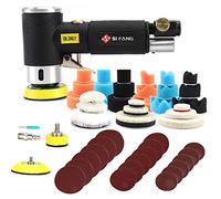 SI FANG 48Pcs mini ponceuse excentrique à air comprimé 25mm/50 mm/ 75mm Ponceuse Orbitale Air Sander 1"/ 2" / 3" pneumatique orbitale avec disque
