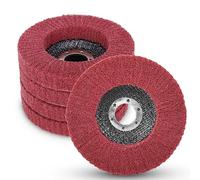 SI FANG Disque de polissage en acier inoxydable 125 mm grain 320 pour meuleuse d'angle