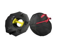 SiaBiced 1 Pièce Roue de Câble Enrouleur Électrique Support de Rangement pour Fil Dérouleur Portable en Matériau PP Solide Usage Adapté pour Car, avec Sac