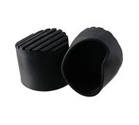 SiaBiced 2 Embouts de Pieds D'échelle, Pieds en Caoutchouc, Capuchons de Marche, Pièce de Rechange pour échelles en Aluminium, Antidérapants pour Atelier, 6,4 cm