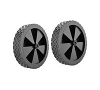 SiaBiced 2 Roues Rechange pour Chariot Pliant, brouette, Diable Jardin, Chariot Plage, réparation Robuste, 8 Pouces Narrow