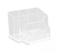 SiaBiced 4 Porte-cartes de Visite de Bureau, Présentoir à Cartes de Visite, Boîte de Rangement pour Cartes de Visite, Support de Rangement En Acrylique pour Pr, 5 pièces