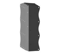 SiaBiced 8 Pièces Support d'angle Renfort de Équerre pour Potager Fixation de Lit surélevé Connecteur en Acier Stabilité Renforcée Adapté pour Jardins et, 4 Pièces