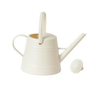 SiaBiced Arrosoir à Fleurs avec Buse Amovible, Large Ouverture de Remplissage d'eau, Construction et Dispositif D'arrosage Polyvalent Fabriqué, Beige