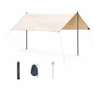 SiaBiced Bâche Camping 3x3m, 4x3m ou 5x3m imperméable et Anti- pour Bivouac et abri extérieur, 5 * 3m
