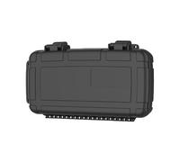 SiaBiced Boîte de Rangement Compacte pour Caméra Coffret D'Outils Portable pour Électricien Valise Résistante Aux Chocs et à L'Eau avec Poignée Organiseur Util, 22.2x12.8x5 Cm