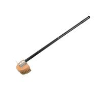 SiaBiced Brosse de Nettoyage Four à Pizza Brosse à Four Nettoyage Pierre à Pizza Accessoire Raclette Long Manche Bois Cuivre Fonction Ergonomique Adaptée Cuisi, B