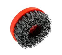 SiaBiced Brosse Métallique, Accessoire de Polissage, Brosse Ronde Robuste En Acier Inoxydable et Carbure de Silicium pour Un Aspect Vieilli, pour Le Traitement, Grain 180
