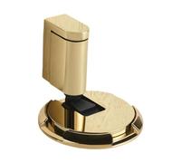 SiaBiced Butée de Porte Stopper Sol avec Support de Porte Protecteur Mural Blocage Antichoc Fonction Hauteur Réglable Fixation Vis Matériau Alliage de Zinc Con, or