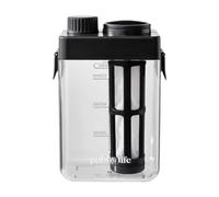 SiaBiced Cafetière à Glaçons Grande Capacité avec Pichet, Bouilloire et Poignée étanche, Couvercle pour Un Versement Facile, Idéale pour La Cuisine et Les Rest, Noir 700ml