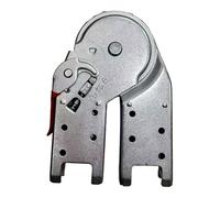 SiaBiced Charnière pour échelle Télescopique, Joint de Sécurité, Réglable, Pièce de Rechange, Aluminium Massif, Montage Rapide, Idéale pour Les Projets de Bric, 12cmx19.5cm
