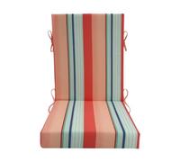 SiaBiced Coussin de Chaise Haute Dossier pour Extérieur Matelassé pour Siège de Fauteuil Structure Polyvalente Tissu Doux Résistant à l'usure Adapté Aux Patios, Coloré