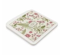 SiaBiced Coussin Floral Carré en Tissu pour Chaise, Galette Siège en Velours Cristal ou Soie Glacée, Usage Quotidien, Coussin en Soie glacée Motif Herbe, 40 * 40cm