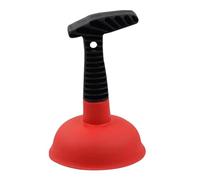 SiaBiced Déboucheur de Lavabo Outil Compact Déboucheur Manuel Ventouse D'Évier Nettoyeur D'Évacuation Matériau Robuste Conception Légère et Maniable Adapté à L, Rouge