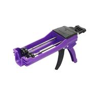 SiaBiced Distributeur de Mastic Applicateur Époxy Manuel Outil de Construction à Double Tube Poignée Confortable Résistant Convient Travaux de Rénovation Chant, Violet