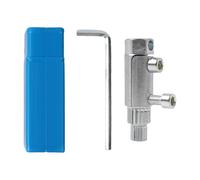 SiaBiced Extracteur de Vis Cassée Outil pour Tuyau Cassé Extracteur D'Écrou Acier Multifonction pour Réparation Robinet Valve Pratique et Compact Convient, Argent