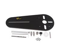 SiaBiced Gabarit de Découpe Circulaire Dispositif Fraisage Bois Gabarit Polyvalent Trimmer Accessoire Montage Simple Praticité pour Travaux Manuels Menuiserie, B set