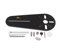 SiaBiced Gabarit de Découpe Circulaire Dispositif Fraisage Bois Gabarit Polyvalent Trimmer Accessoire Montage Simple Praticité pour Travaux Manuels Menuiserie, C set