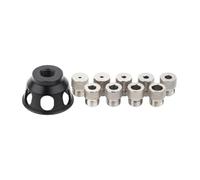 SiaBiced Kit de Gabarit de Perçage Vertical, Guide de Perçage, Poinçon de Rechange, Cheville Auto-perforatrice