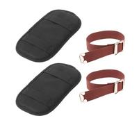 SiaBiced Kit de Sangles pour échasses à Cloison Sèche, Gabarit de Vis, Fixation Des Pieds, Coussinet Rembourré, Boucles Robustes, Installation Facile, Coussinet 2 pièces Sangle 2 pièces
