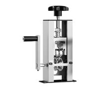 SiaBiced Machine à Dépouiller Les Fils Électriques Dérouleur de Câble Manuel Outil de Décapage Fil Fonctionnement à Manivelle Compatible pour Le Bricolage et L, Argent