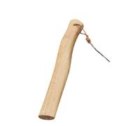 SiaBiced Manche de en Bois Poignée Ergonomique Bois Massif Remplacement Poignée Hachette Courte avec Sangle Cuir Manipulation Aisée Installation Pratique, 32x3.8x1.7cm