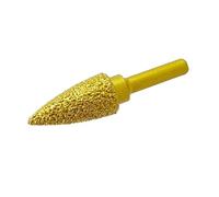 SiaBiced Meule de Polissage Foret de Meulage Diamanté Embout pour Perceuse Support Universel Matériau Solide pour Travail Du Métal Création Bijoux Gravure Mais, 15mm