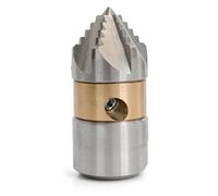 SiaBiced Nettoyeur Haute Pression Buse Rotative Débouche Canalisation Buse de Pression Embout de Nettoyage Corps Acier 304 Bande Laiton Anticorrosion Convient, 3/8, 3/8, 40L/Min