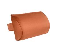 SiaBiced Oreiller de Soutien pour La Nuque avec Appui-tête et Housse Amovible Facile D'entretien, Garnissage En Mousse Confortable, pour Fauteuil Inclinabl, Orange Marron