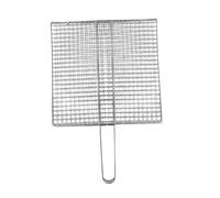 SiaBiced Panier à Griller pour Barbecue avec Grille Verrouillable et Poignée de Transport Résistante à La Chaleur. Matériau Antirouille pour Griller en Toute S, épais et L