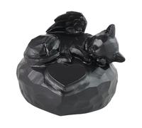 SiaBiced Pierre Tombale Commémorative pour Animaux de Compagnie, Souvenir en Mémoire des Animaux Décédés, Statuette Commémorative pour Chats