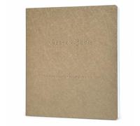 SiaBiced portable, 80 pages, Papier 250g, pour étudiants, Café doré, Grand carré (210x220mm)