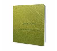 SiaBiced portable, 80 pages, Papier 250g, pour étudiants, Vert dynamique, Petit carré (100x100mm)