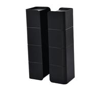 SiaBiced Porte-boîtes à Mouchoirs, Porte-essuie-tout, Rangement Pratique, Distributeur de Gants, Porte-feuilles D'assouplissant, pour, Noir