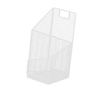 SiaBiced Porte-parapluies Seau à Parapluies Support Multifonction Panier de Rangement Égouttoir pour Bâtons de Marche Finition Polie Main avec Base Stable pour, Blanc