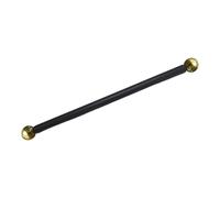 SiaBiced pour Poteau de Lampadaire, Cadre D'escalier Extérieur, Bras de Rechange en Métal, Accessoire pour Drapeau, Convient Aux Rues, Jardins et, Boule d'or de 56 Cm