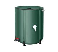SiaBiced Réservoir d'eau Pliable pour La Récupération d'eau de Pluie, Cuve de Collecte Portable en PVC avec Support, Adapté à L'arrosage du Jardin, 200l