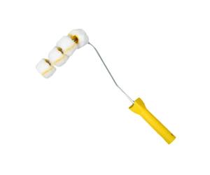 SiaBiced Rouleau à Peinture pour Tuyaux Polyvalent avec Kit de Cadre pour La Peinture Des Coudes de Tuyaux D'eau