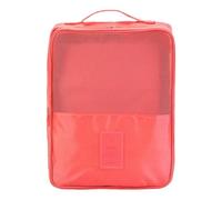 SiaBiced Sac à Chaussures de, Sac de Transport pour Chaussures avec Fermeture éclair et Poignée, Sac à Main Anti-poussière de Haute Qualité, Sac de Rang, Rouge