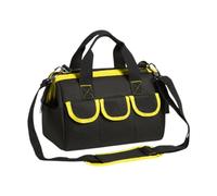 SiaBiced Sac Organisateur avec Grande Ouverture Pochette à Outils avec Fermeture à Glissière Sac Imperméable avec Poignées Sac En Tissu Oxford pour Outils Vari, Jaune